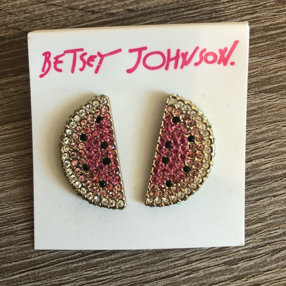 Betsey Johnson Watermelon Earrings
